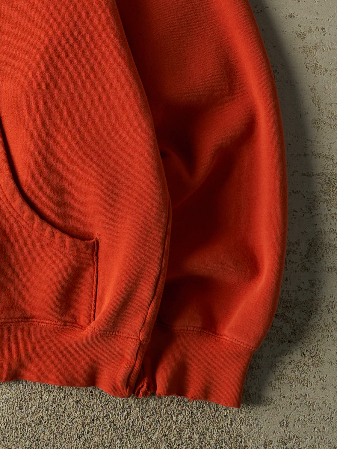 Vintage Y2K Orange Adidas Embroidered Hoodie (M)