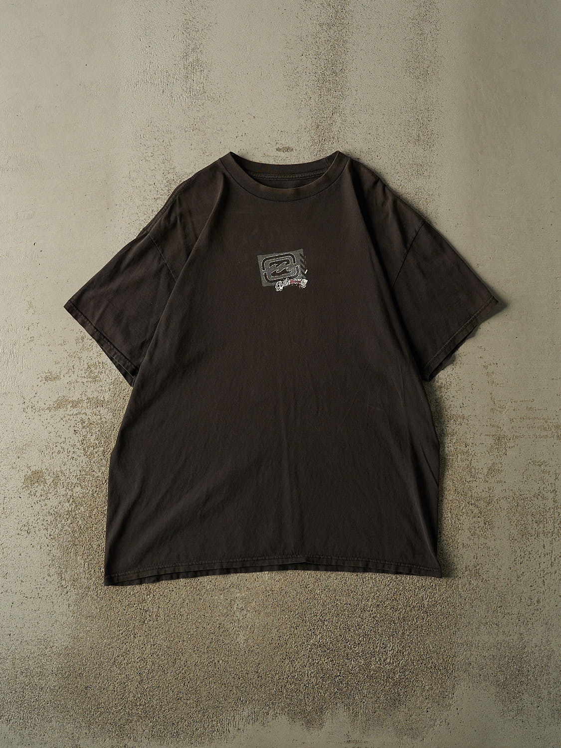 Vintage Y2K Faded Black Billabong Tee (XL)