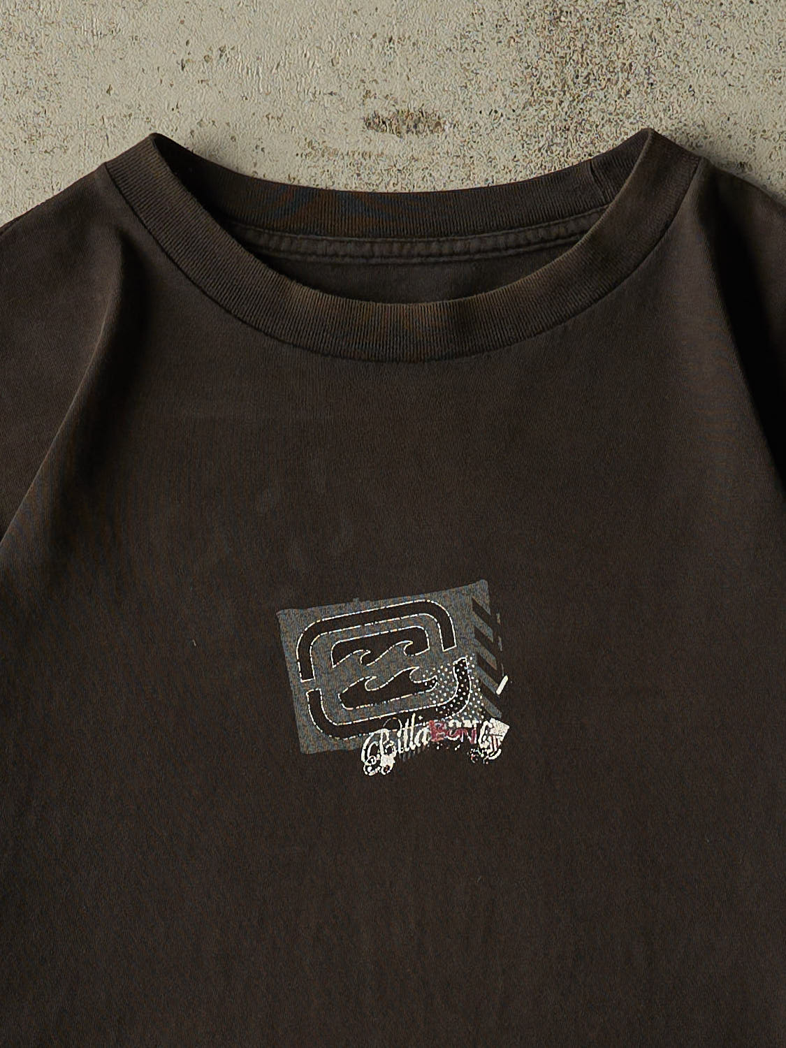 Vintage Y2K Faded Black Billabong Tee (XL)
