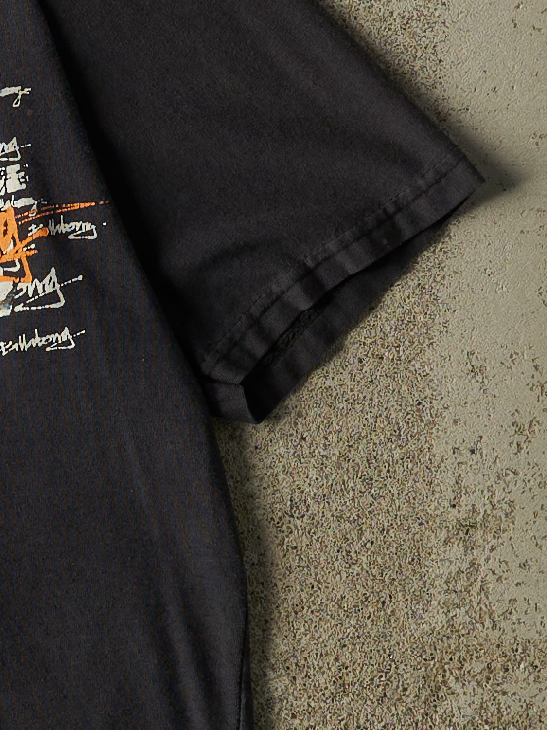 Vintage Y2K Faded Black Billabong Logo Tee (S/M)