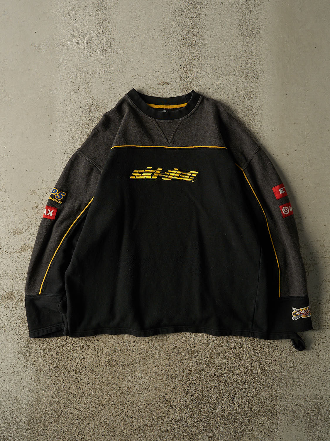 Vintage Y2K Black Ski-Doo Crewneck (L)