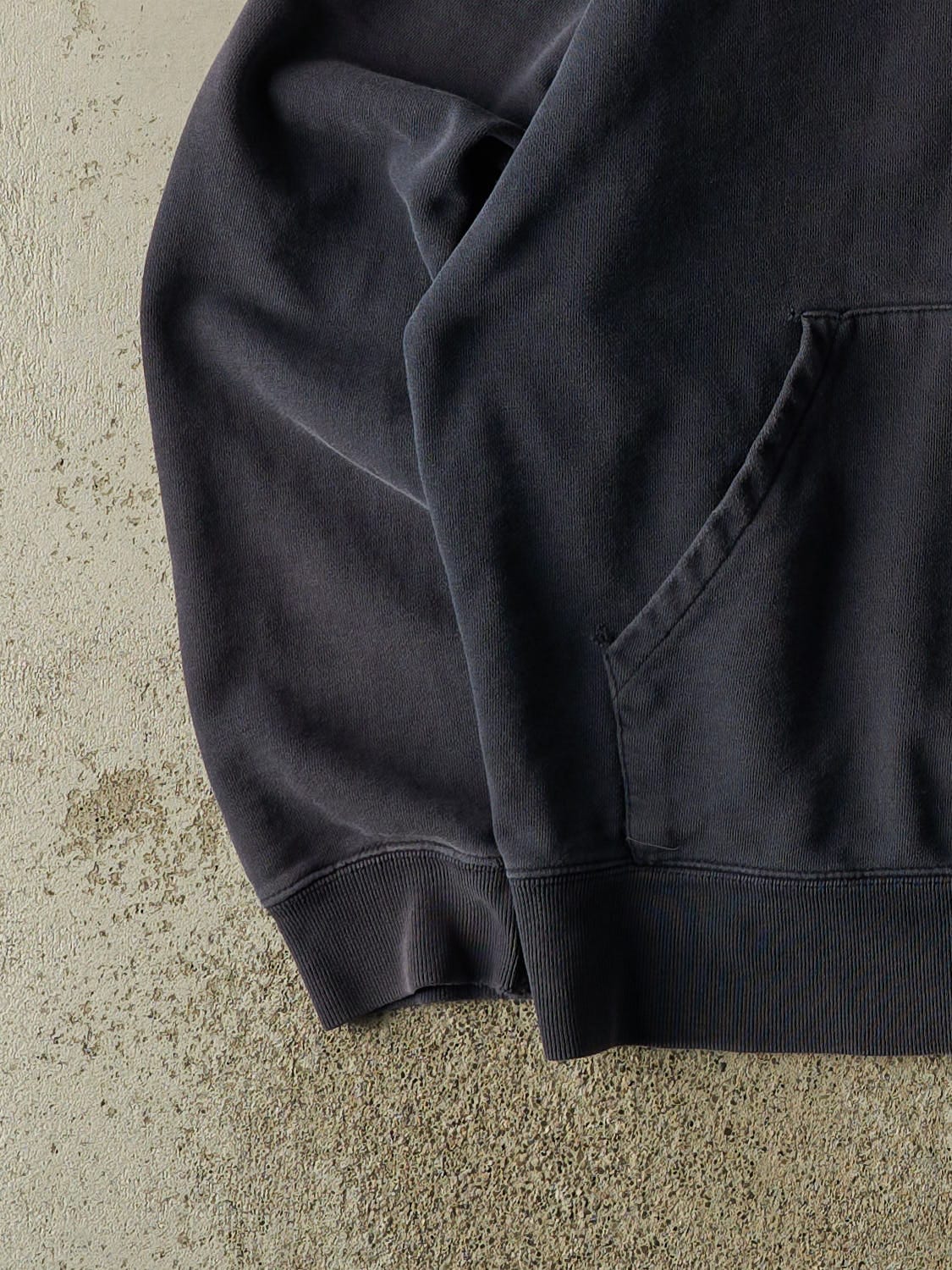 Vintage 90s Navy Blue Gap Blank Zip Up Hoodie (M/L)