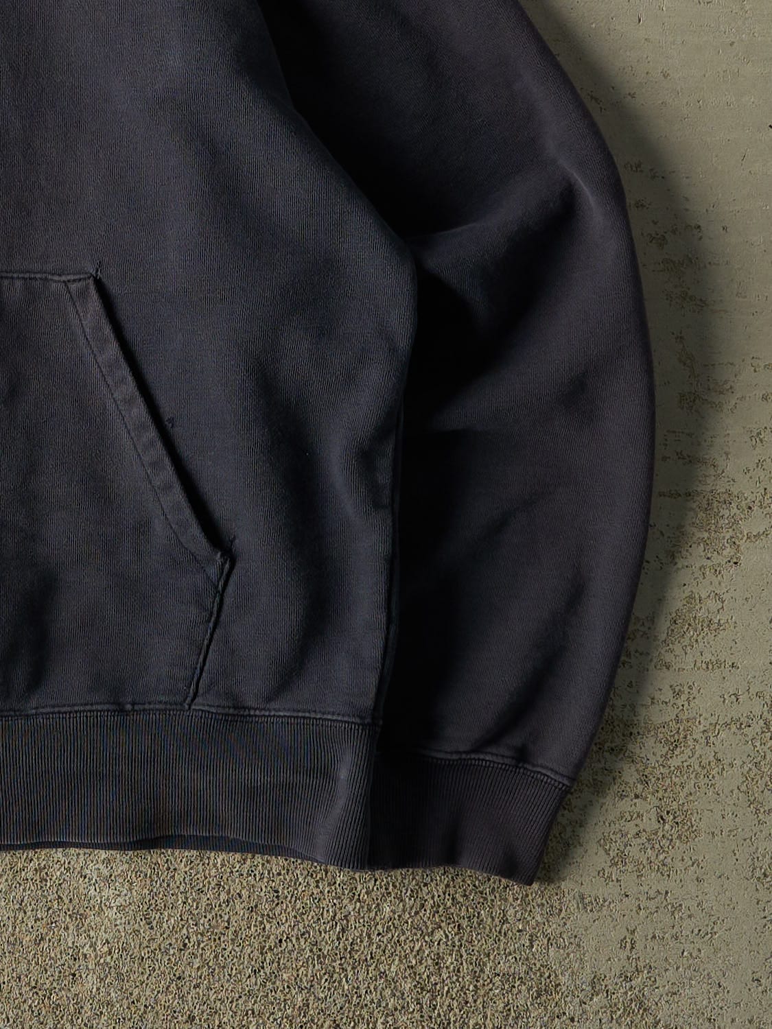 Vintage 90s Navy Blue Gap Blank Zip Up Hoodie (M/L)
