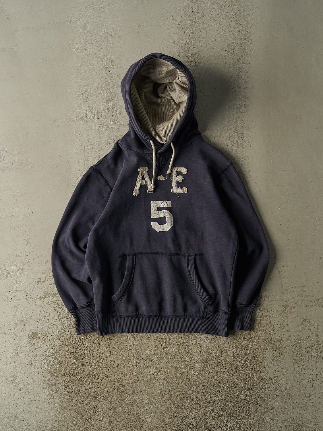 Vintage Y2K Navy Blue American Eagle Hoodie (M/L)