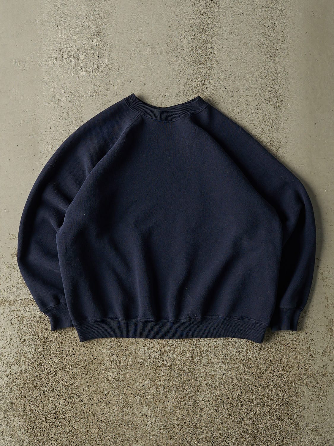 Vintage 80s Navy Blue Blank Crewneck (S)