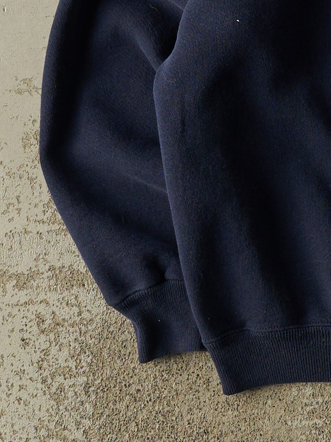 Vintage 80s Navy Blue Blank Crewneck (S)