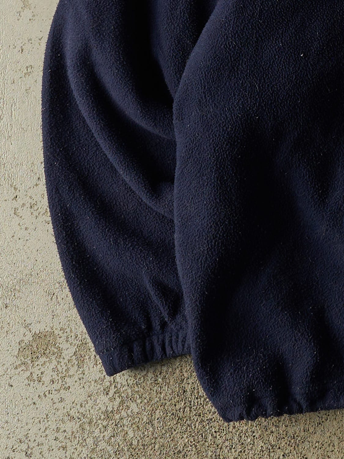 Vintage 90s Navy Blue Reebok Quarter Zip Fleece (XXL/XXXL)