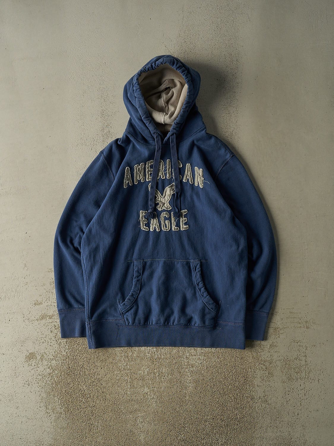Vintage Y2K Blue American Eagle Hoodie (XL/XXL)