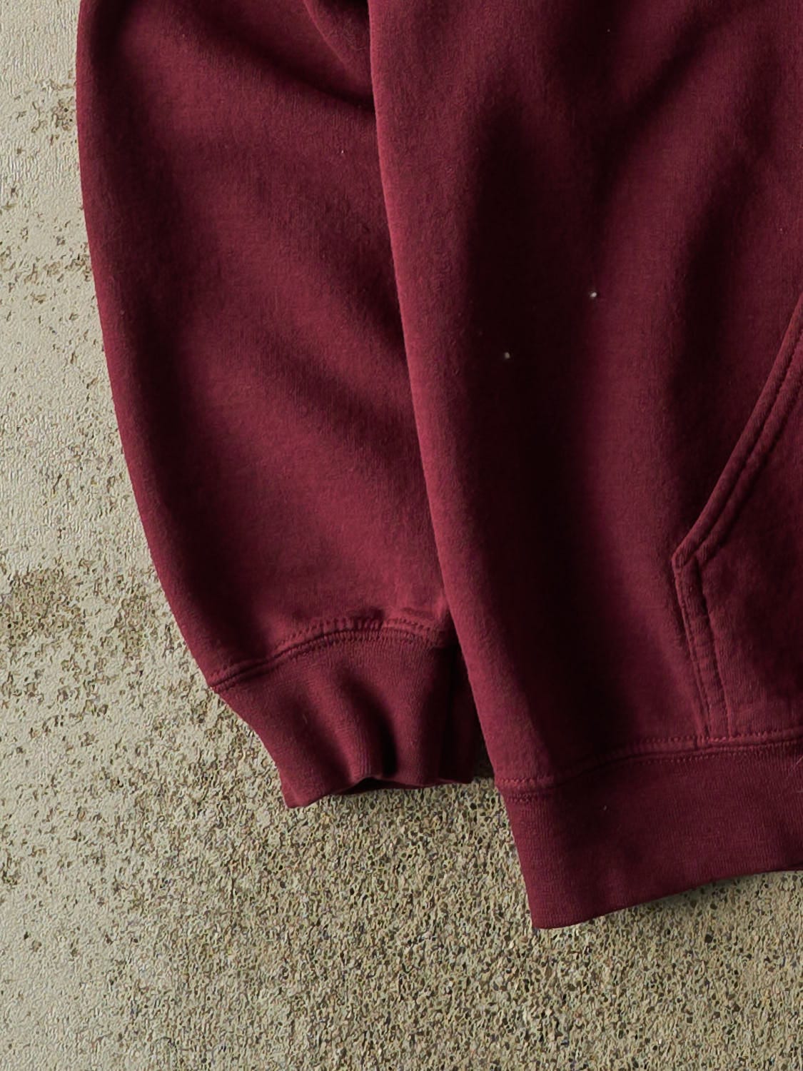 Vintage Y2K Burgundy Arizona State University Sun Devils Hoodie (L/XL)