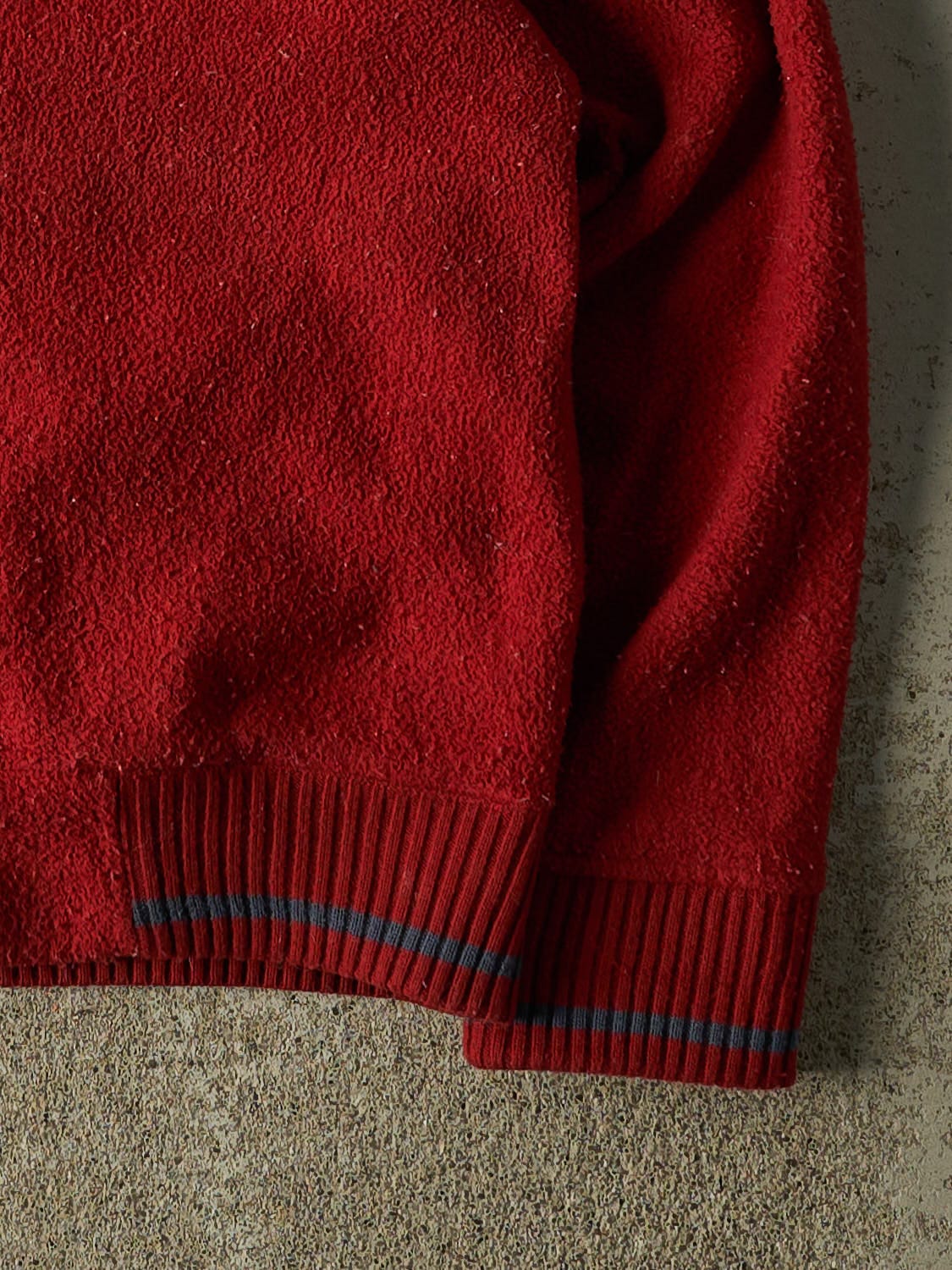 Vintage 90s Red Zip Up Fleece (M)
