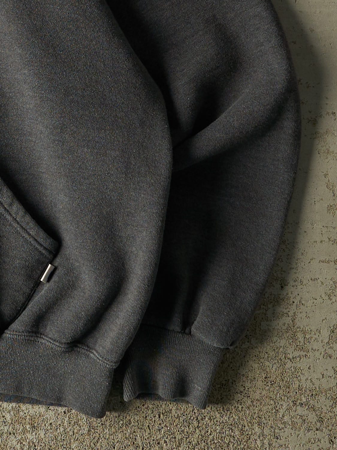 Vintage 90s Charcoal Grey Russell Athletic MHC Hoodie (M/L)