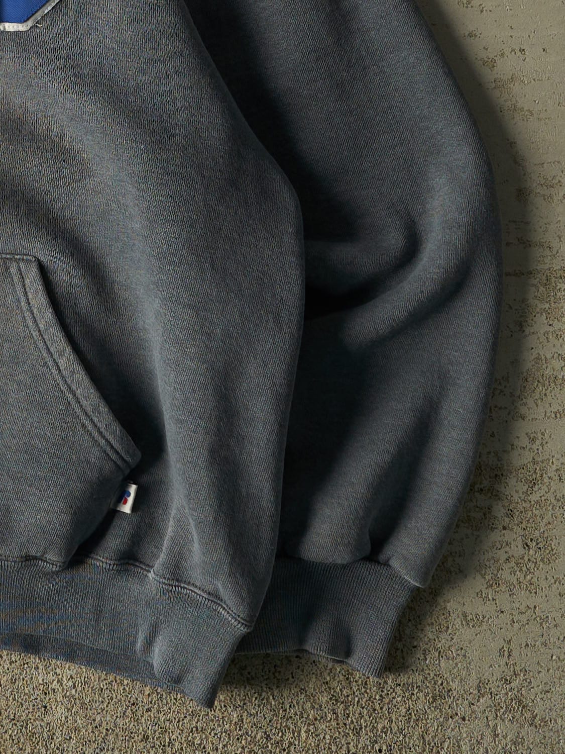 Vintage Y2K Faded Grey Russell Athletic UCD Hoodie (M/L)