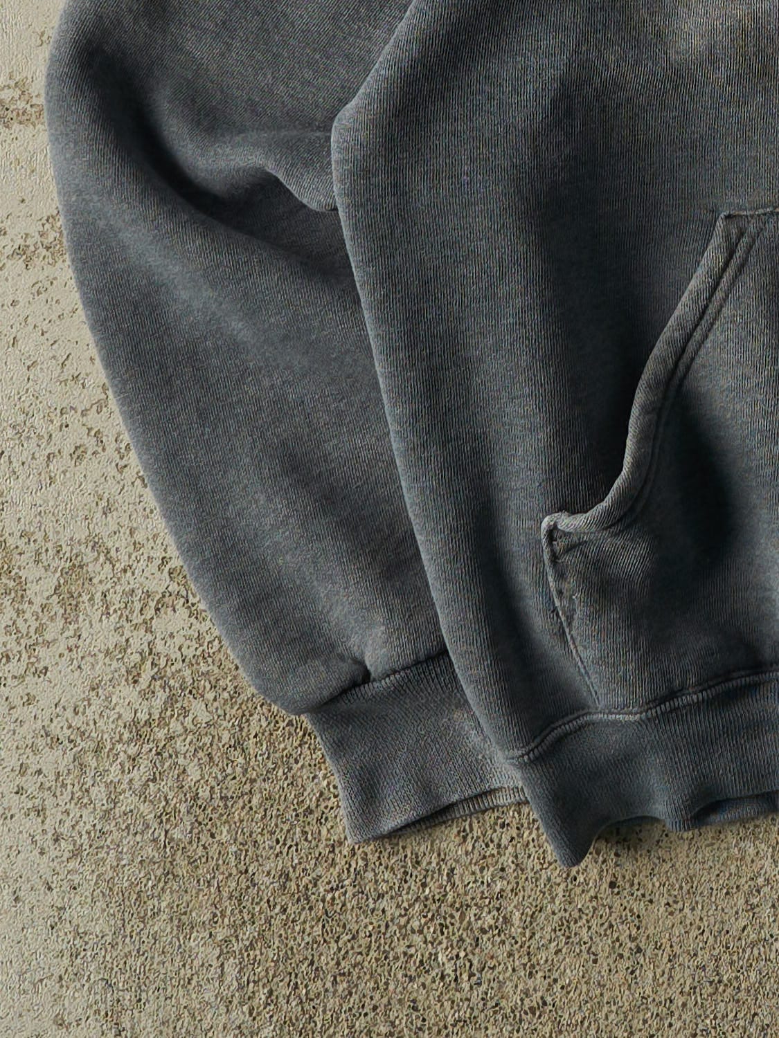 Vintage Y2K Faded Grey Russell Athletic UCD Hoodie (M/L)