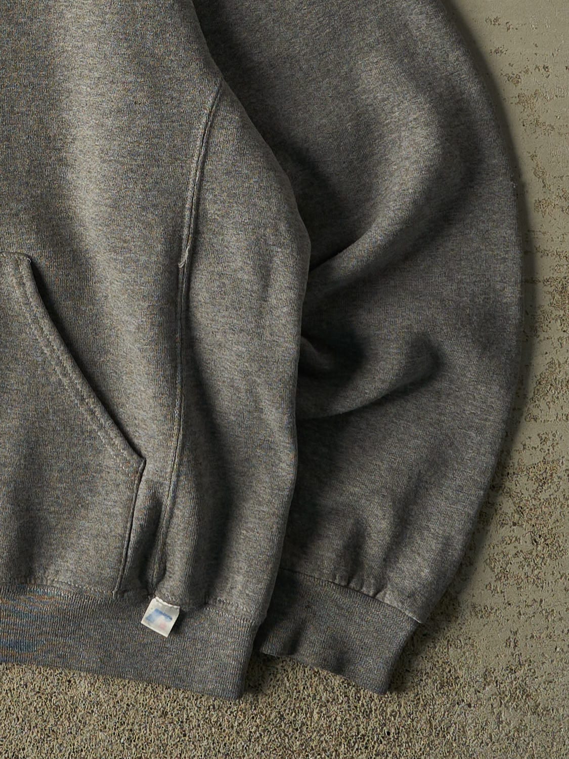 Vintage Y2K Grey Russell Athletic Embroidered Hoodie (L)