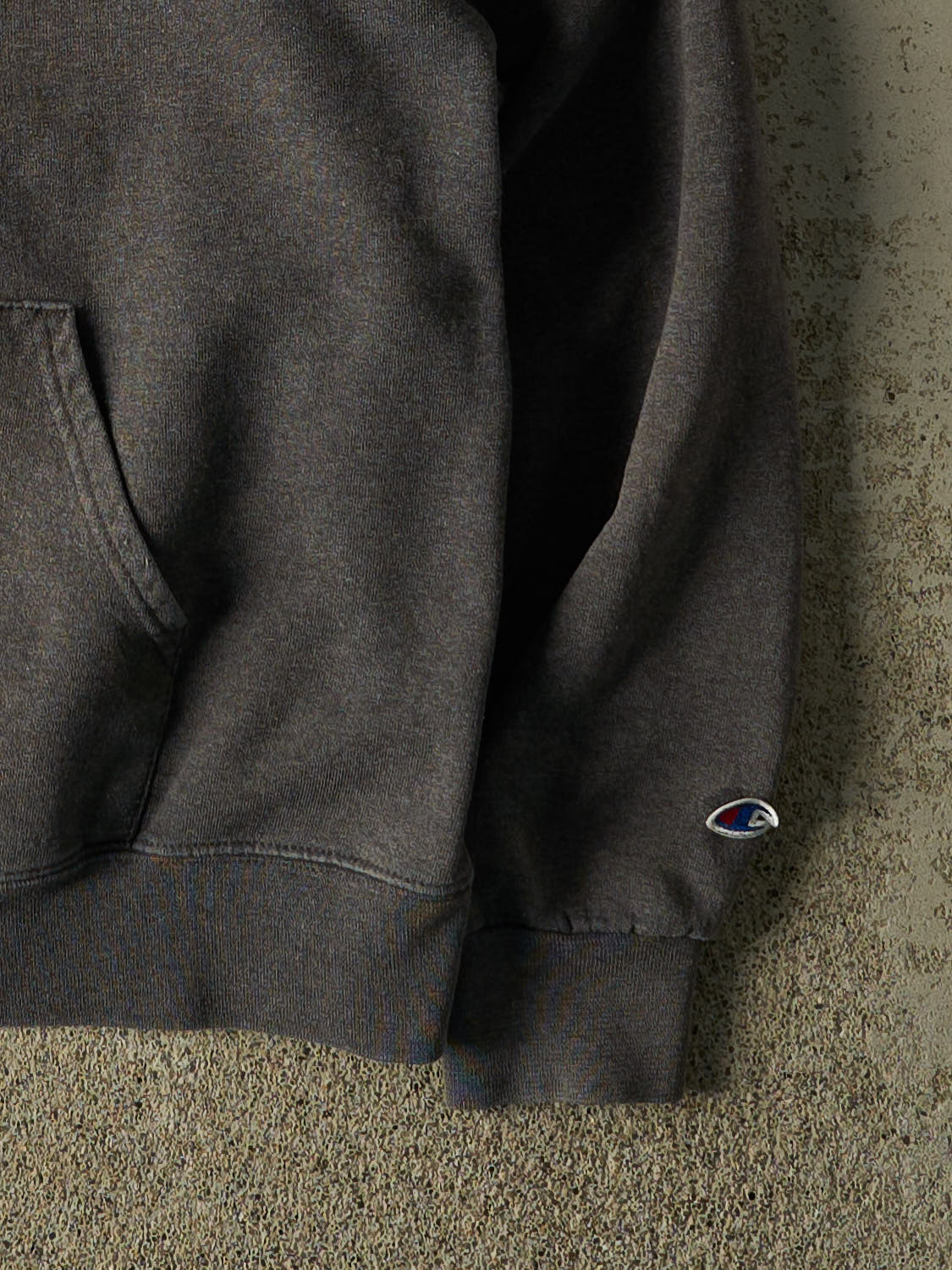 Vintage Y2K Charcoal Grey LDSBC Hoodie (S/M)