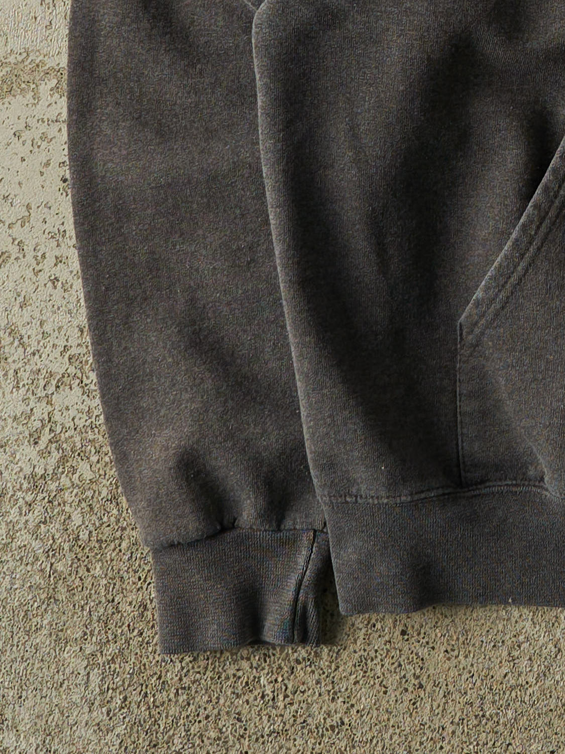 Vintage Y2K Charcoal Grey LDSBC Hoodie (S/M)