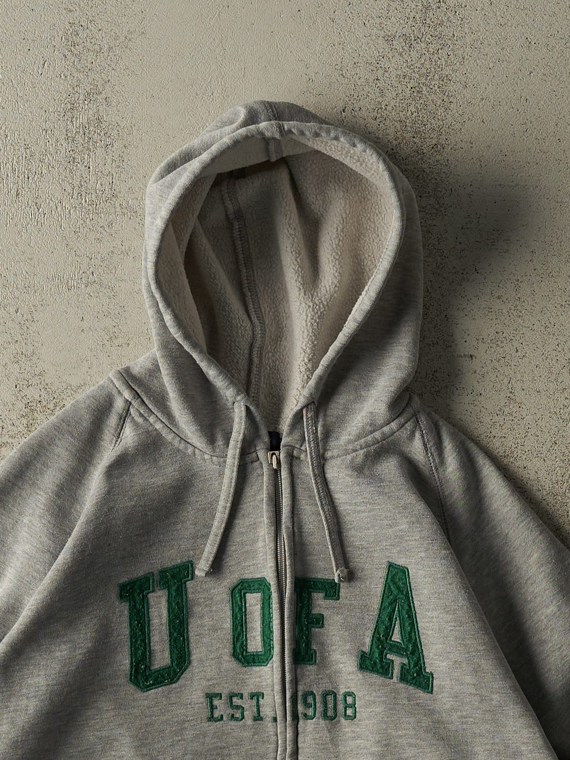 Vintage Y2K Grey University of Alberta Hoodie (M/L)