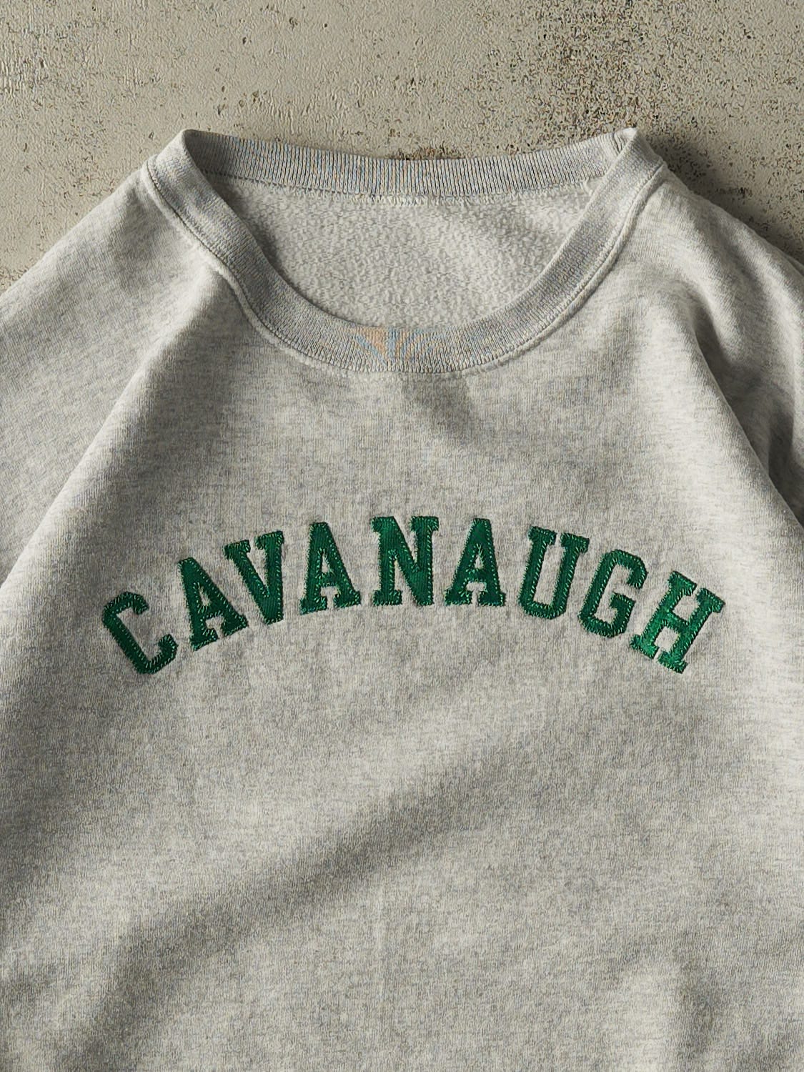 Vintage 90s Heather Grey University of Notre Dame Cavanaugh Crewneck (S/M)