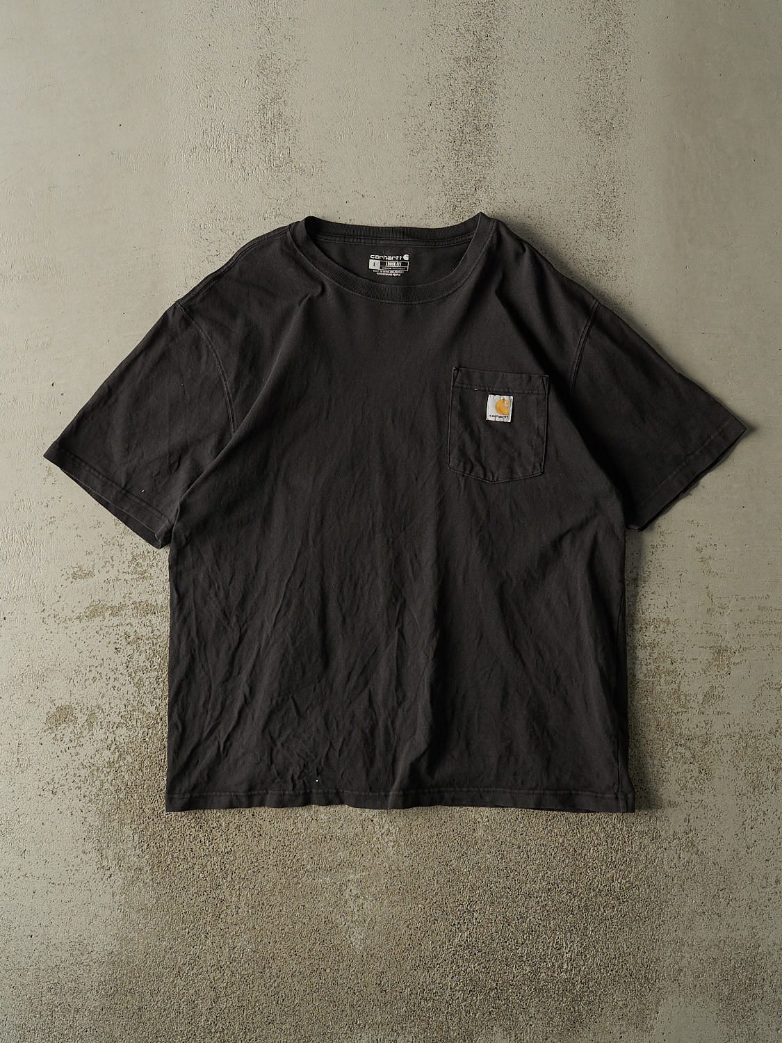 Vintage Y2K Black Carhartt Pocket Tee (XL)