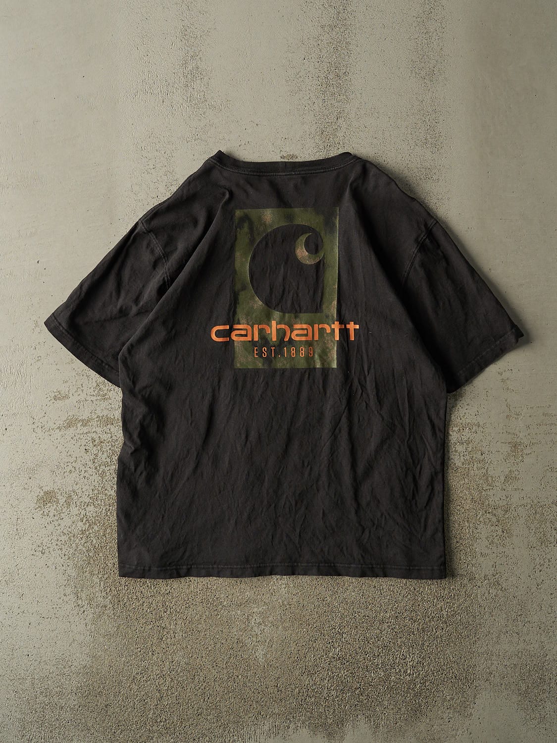 Vintage Y2K Black Carhartt Pocket Tee (XL)