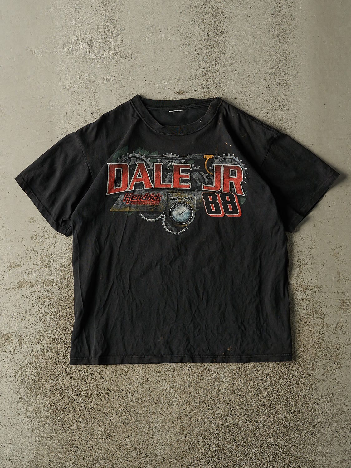 Vintage 10' Black Dale Earnhardt Jr Nascar Tee (M/L)