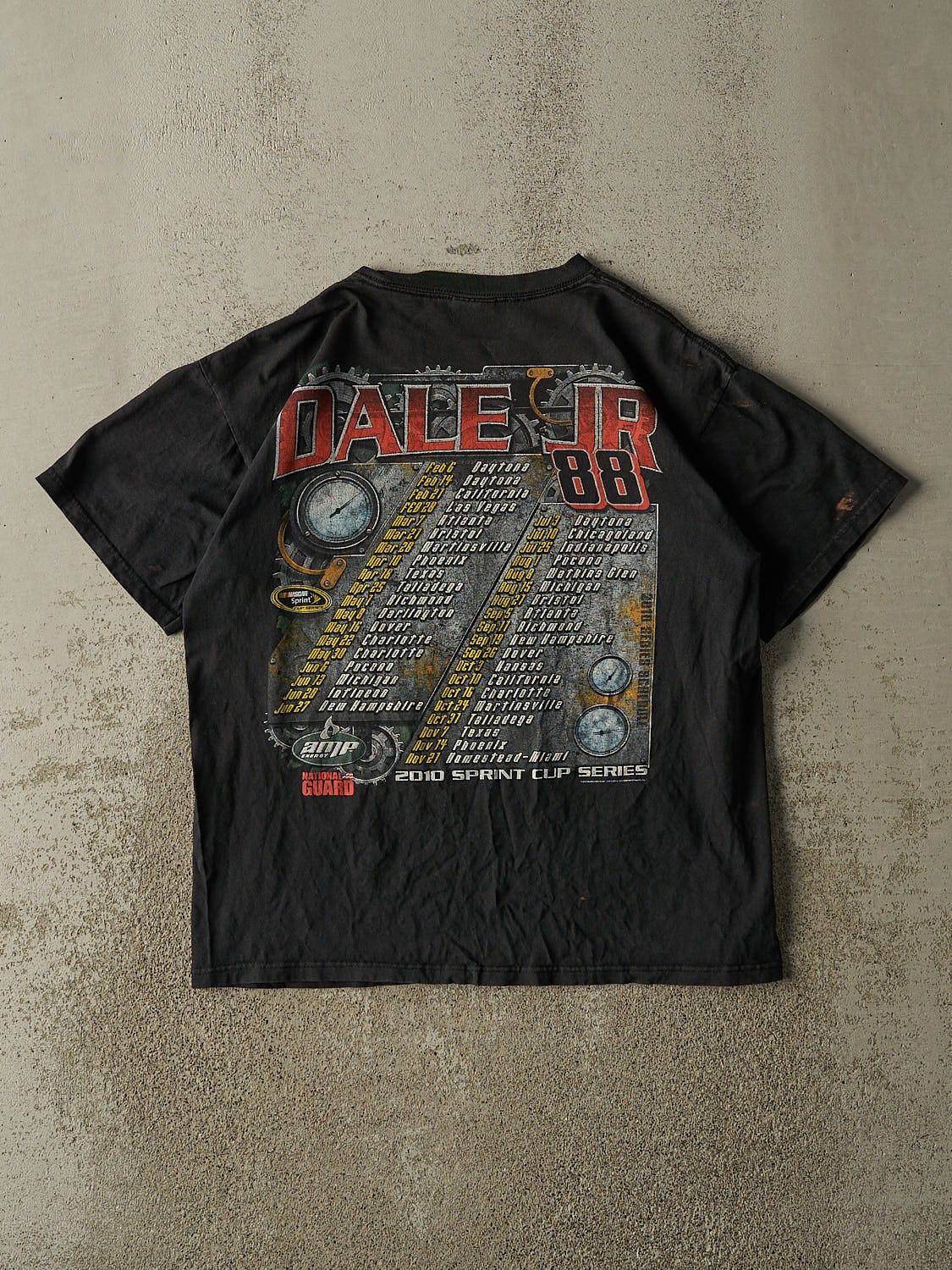 Vintage 10' Black Dale Earnhardt Jr Nascar Tee (M/L)