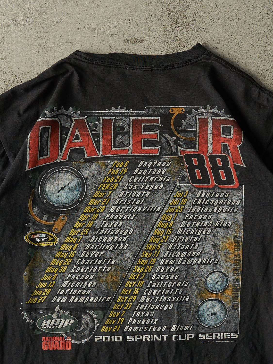 Vintage 10' Black Dale Earnhardt Jr Nascar Tee (M/L)