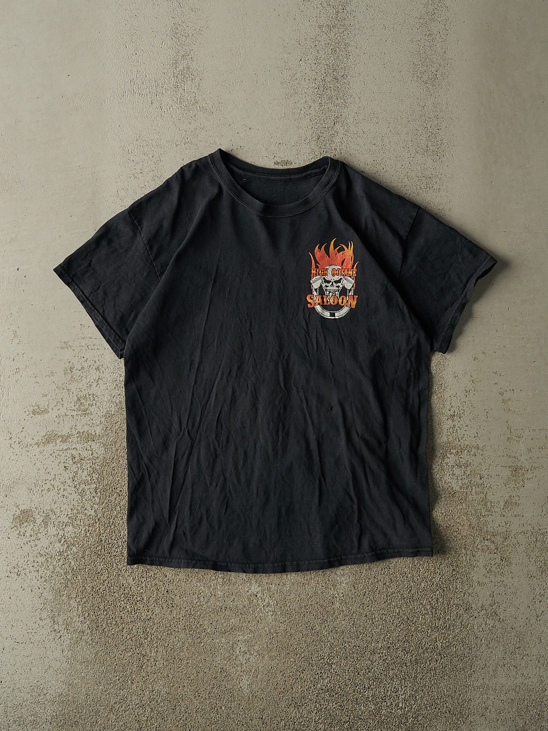 Vintage '10 Black High Octane Saloon Tee (M/L)