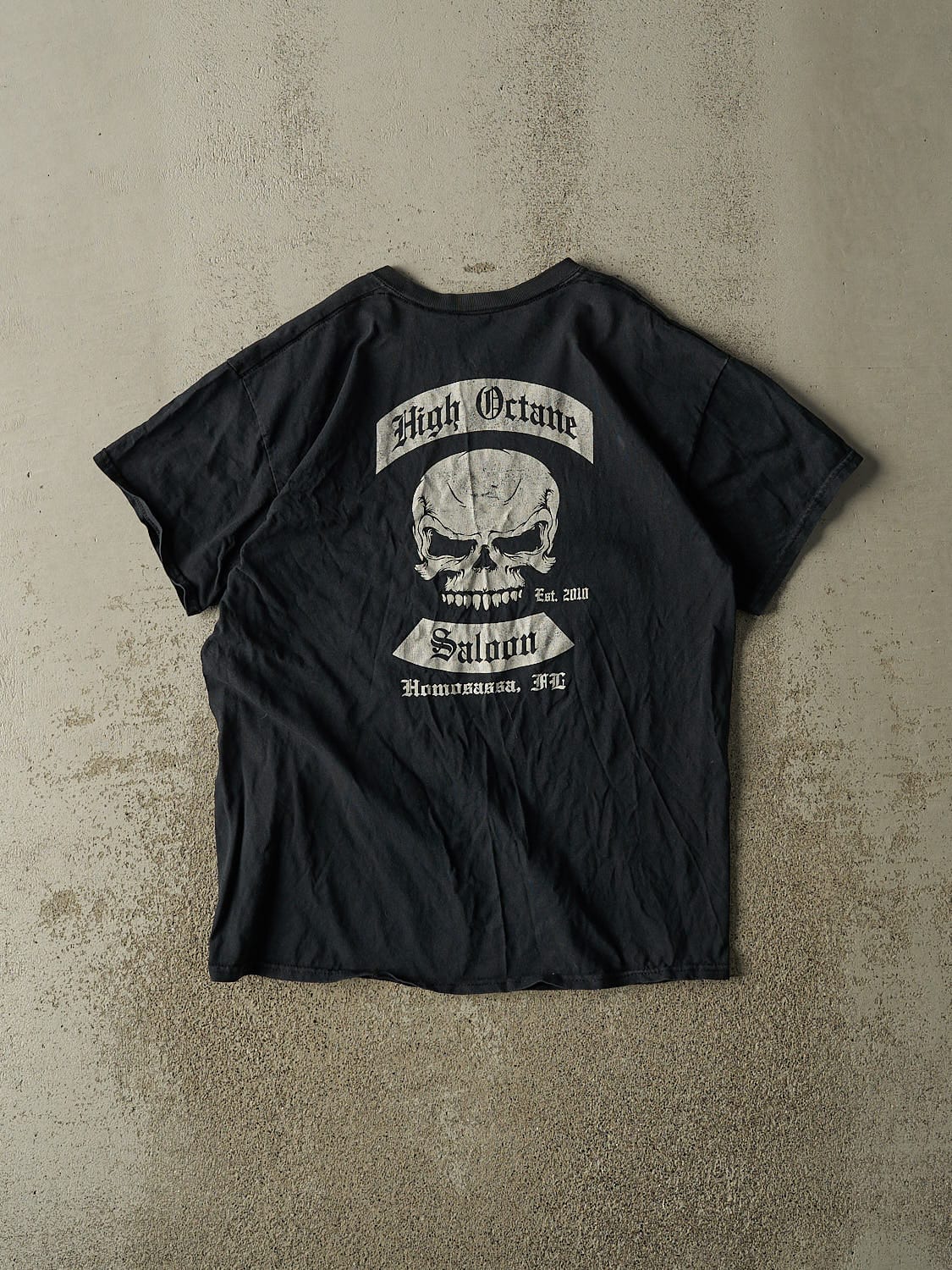 Vintage '10 Black High Octane Saloon Tee (M/L)
