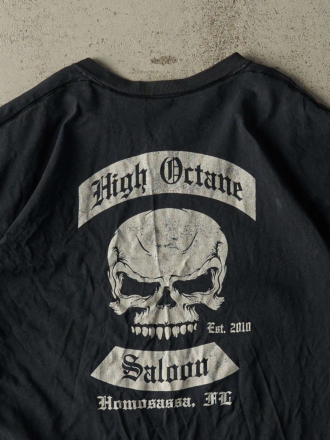Vintage '10 Black High Octane Saloon Tee (M/L)