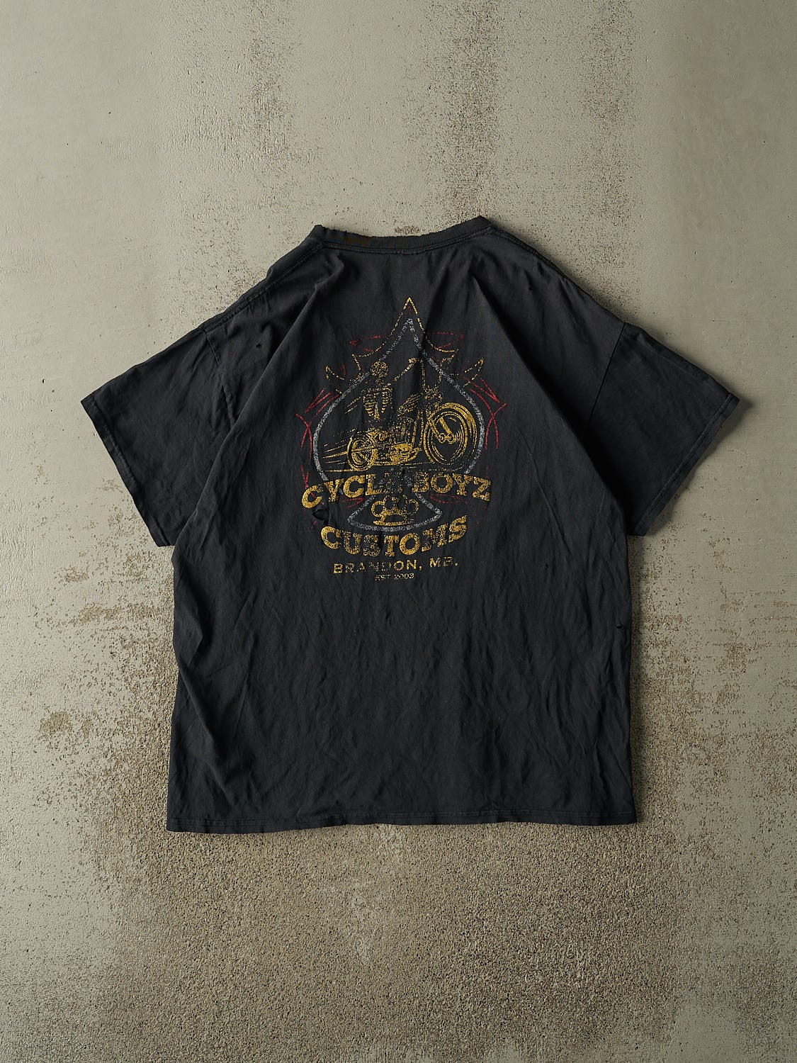 Vintage 03' Black Cycle Boyz Custom Choppers Tee (XL)