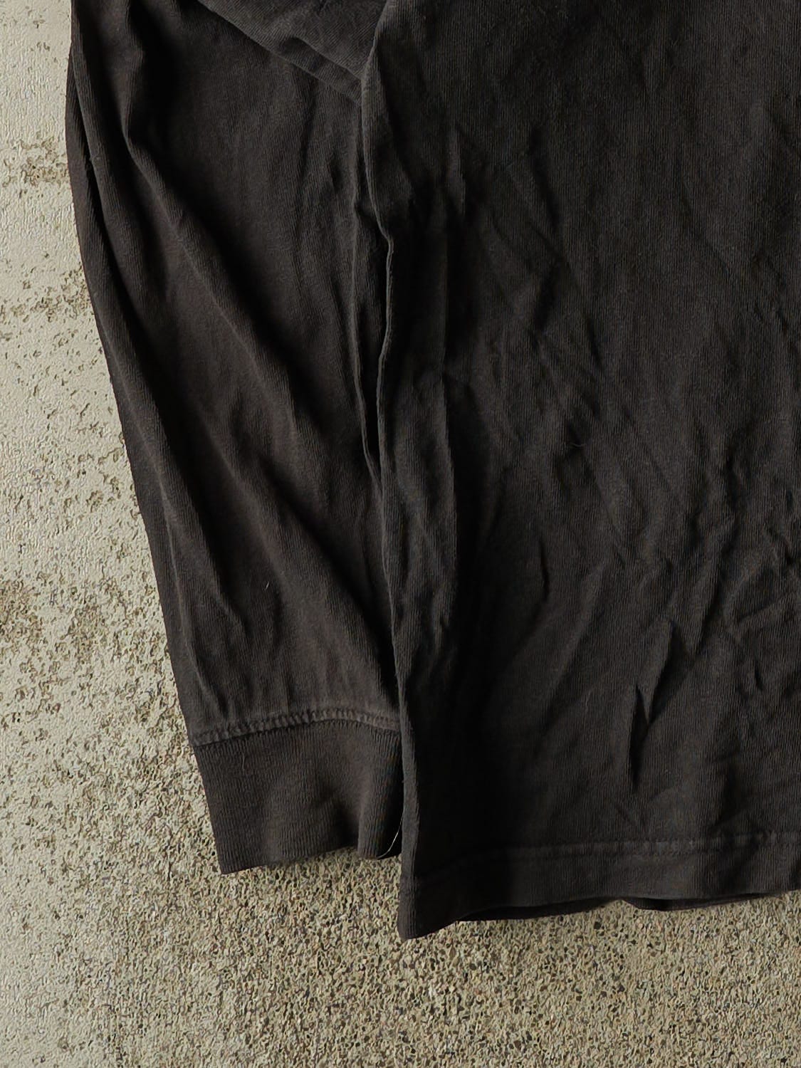 Vintage Y2K Faded Black Carhartt Long Sleeve (L/XL)