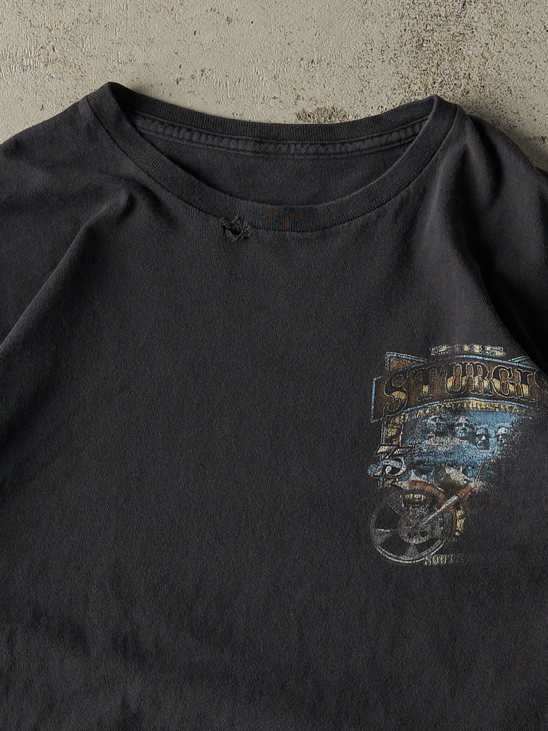 Vintage 15' Faded Black Sturgis Biker Long Sleeve (M/L)