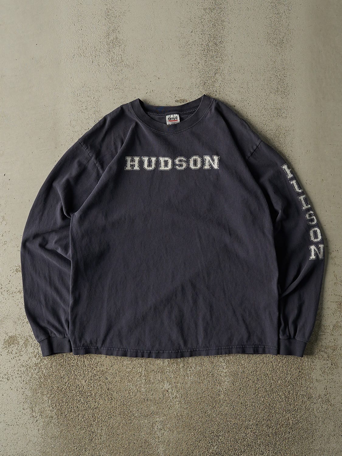 Vintage 90s Navy Blue Hudson Long Sleeve (M)