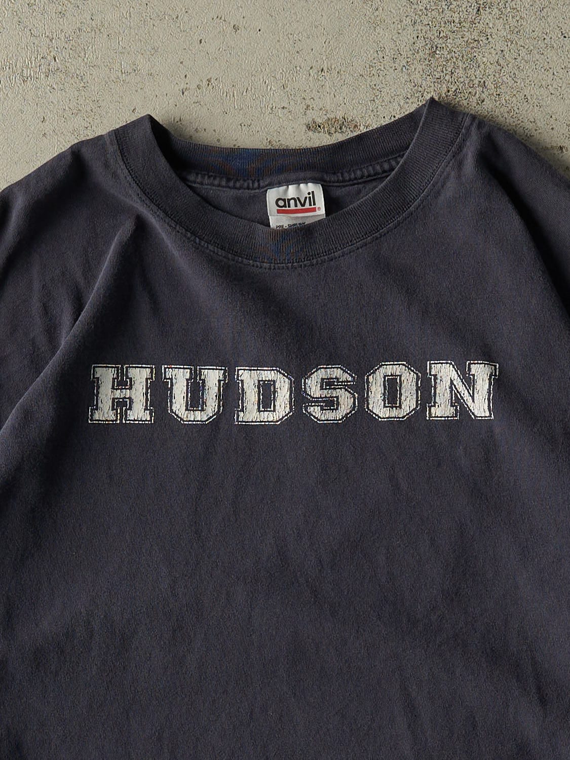 Vintage 90s Navy Blue Hudson Long Sleeve (M)