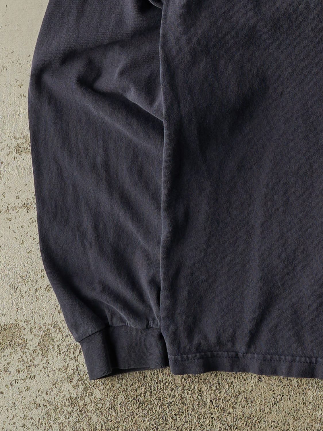 Vintage 90s Navy Blue Hudson Long Sleeve (M)