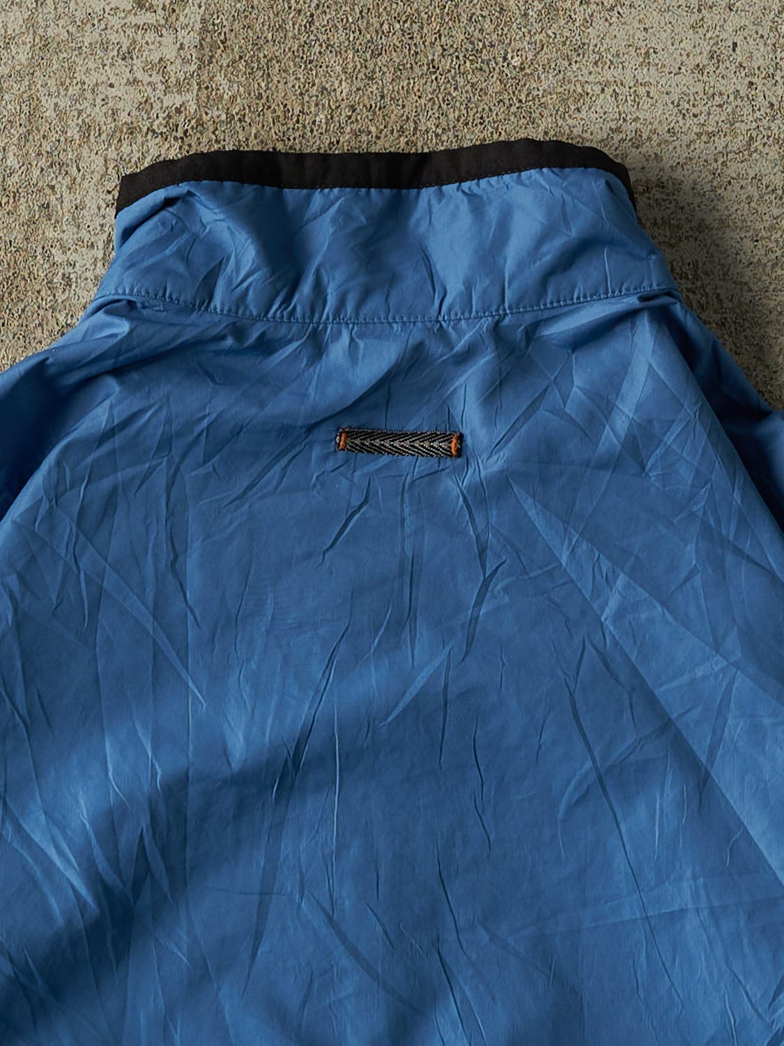 Vintage Y2K Blue Nike Embroidered Windbreaker Jacket (XL)