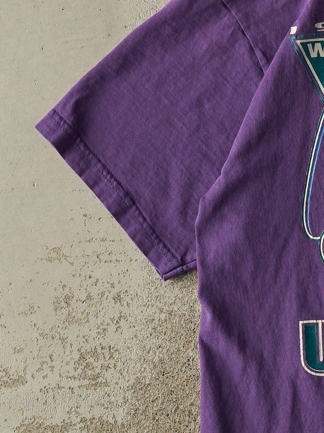 Vintage 98' Purple Utah Jazz NBA Western Conference Champions Tee (M/L)