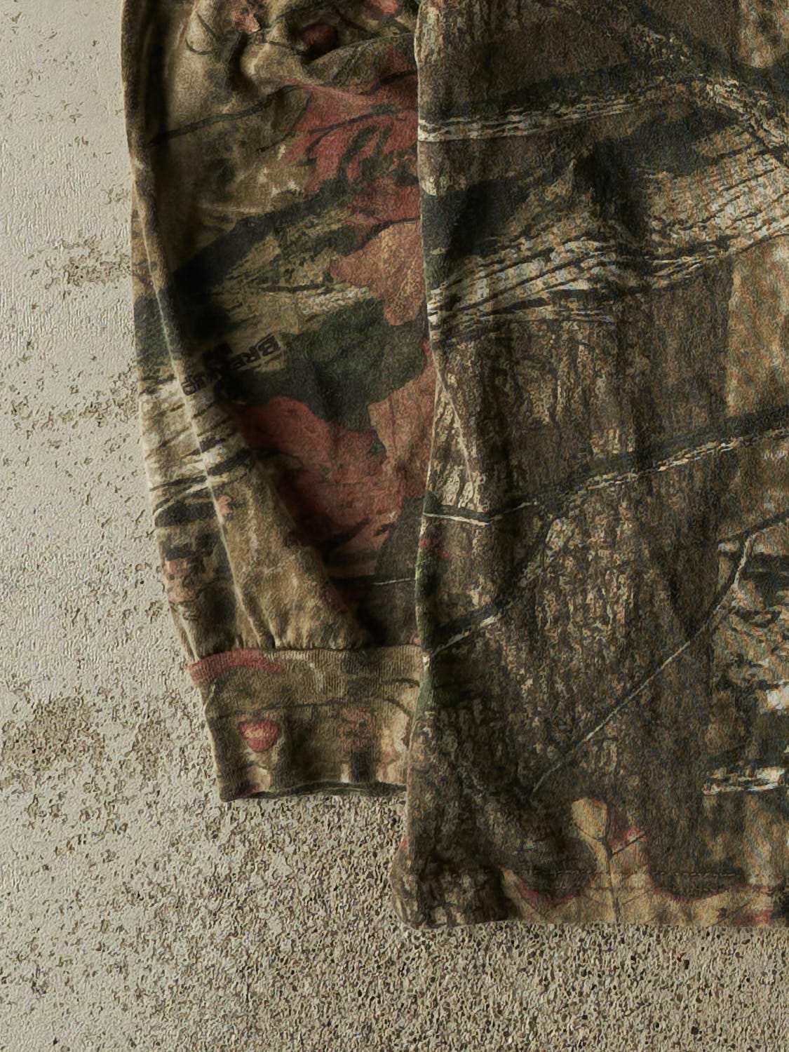Vintage Y2K Camo Mossy Oak Pocket Long Sleeve (L)