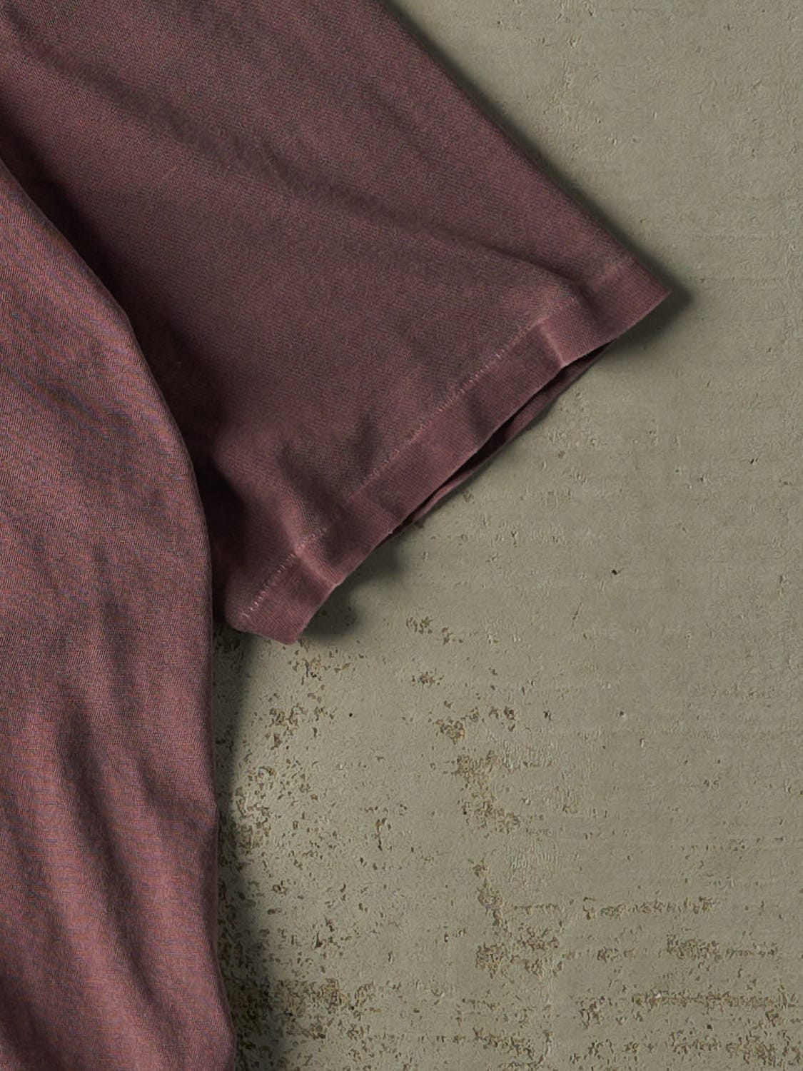 Vintage 90s Sun Faded Burgundy Levi's Red Tab Tee (XXL)