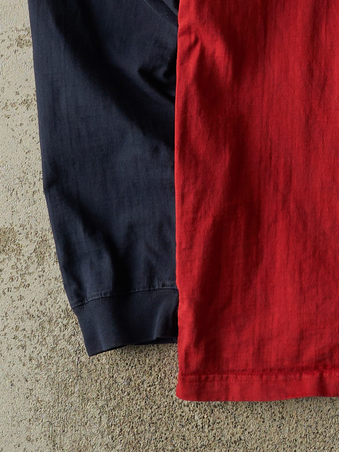 Vintage Y2K Red Striped Long Sleeve (L/XL)