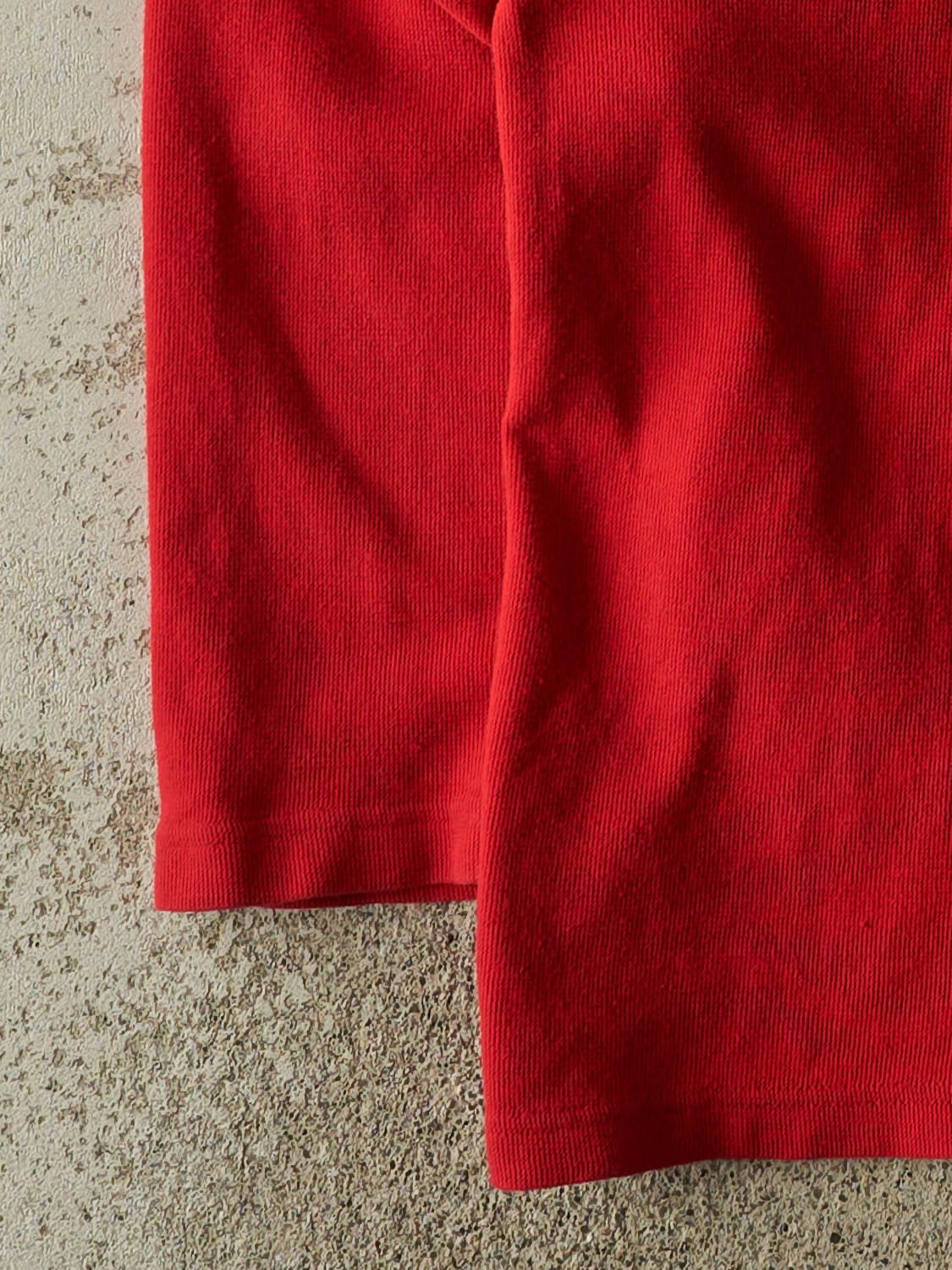 Vintage Y2K Red Timberland Textured Long Sleeve (L/XL)