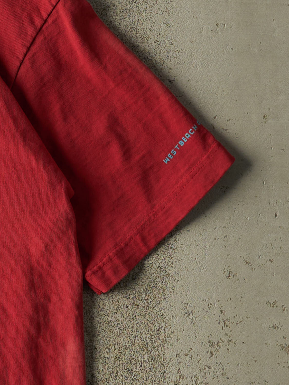Vintage Y2K Sun Faded Red Westbeach Boarding Tee (XXS/XS)