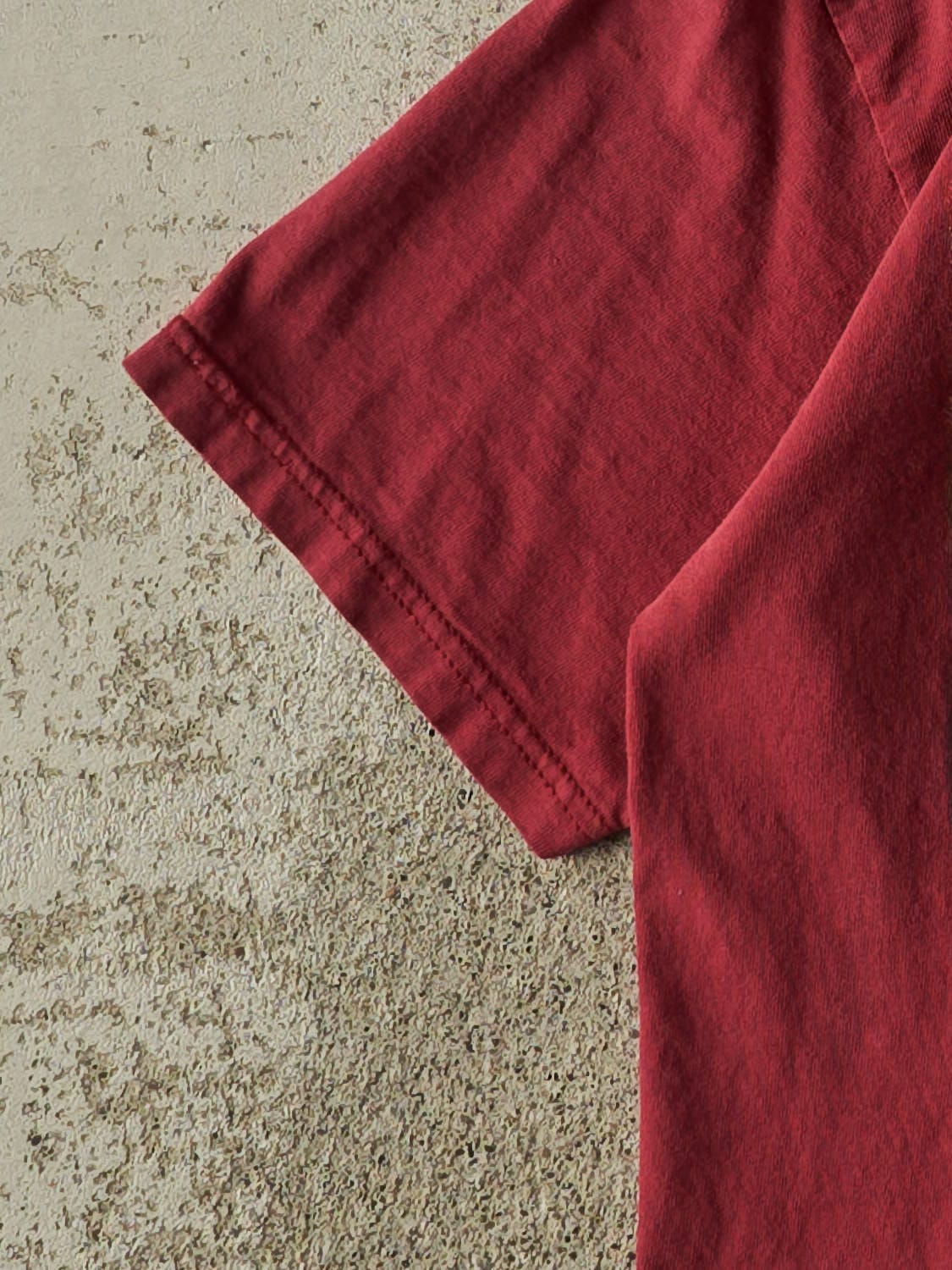 Vintage Y2K Red "Enjoy The Ride" Tee (S/M)
