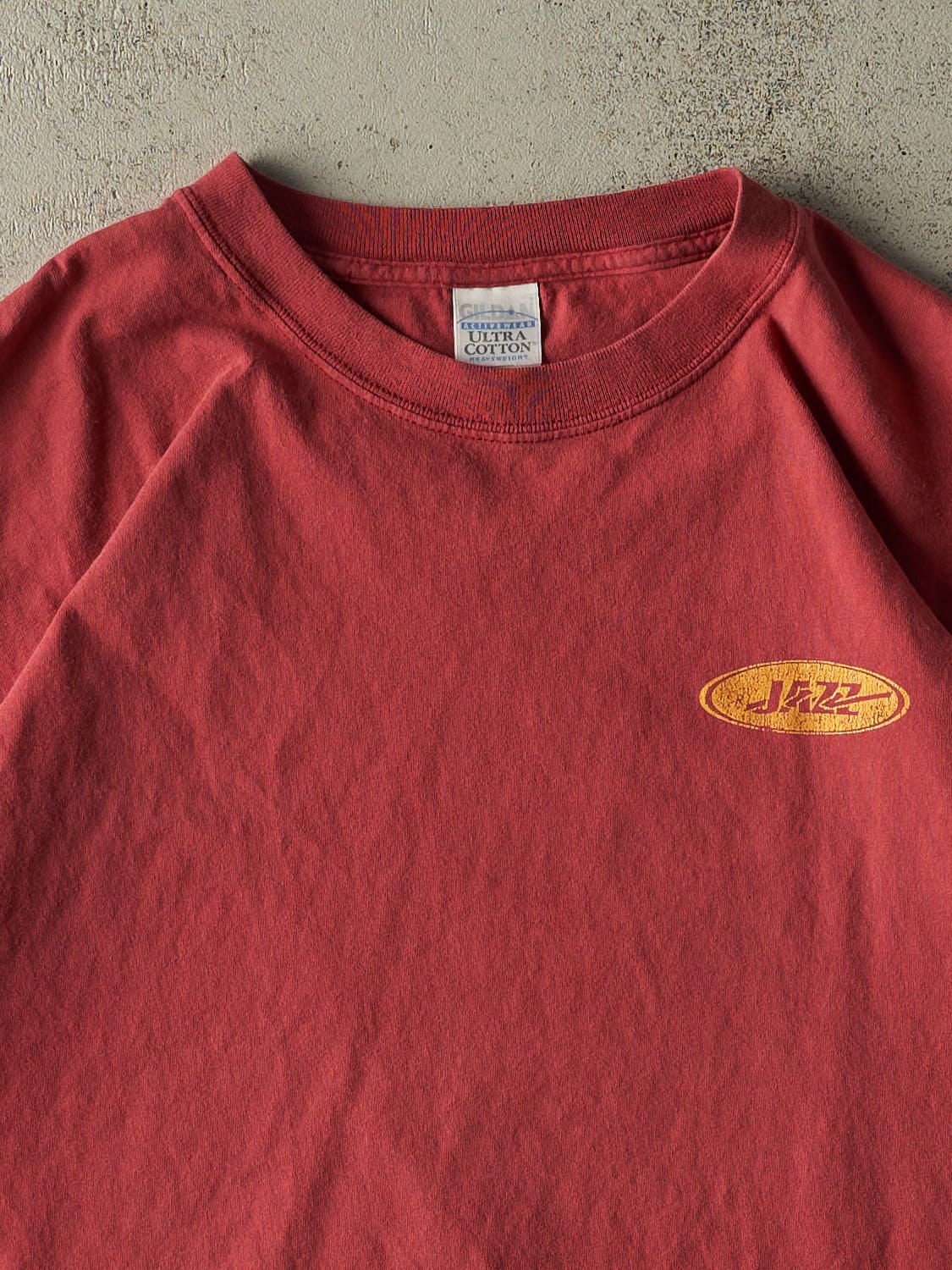 Vintage 02' Faded Red Jazz Crew Tee (XL/XXL)