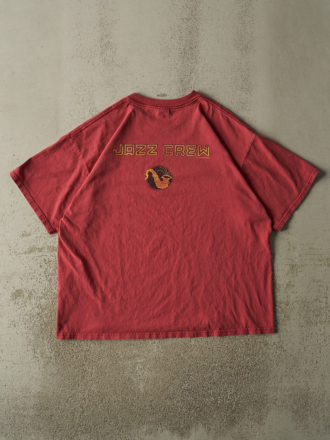 Vintage 02' Faded Red Jazz Crew Tee (XL/XXL)
