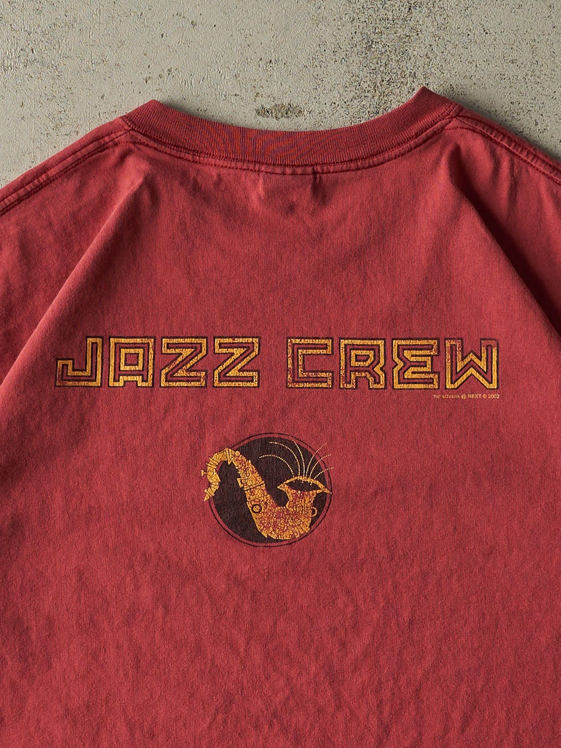 Vintage 02' Faded Red Jazz Crew Tee (XL/XXL)