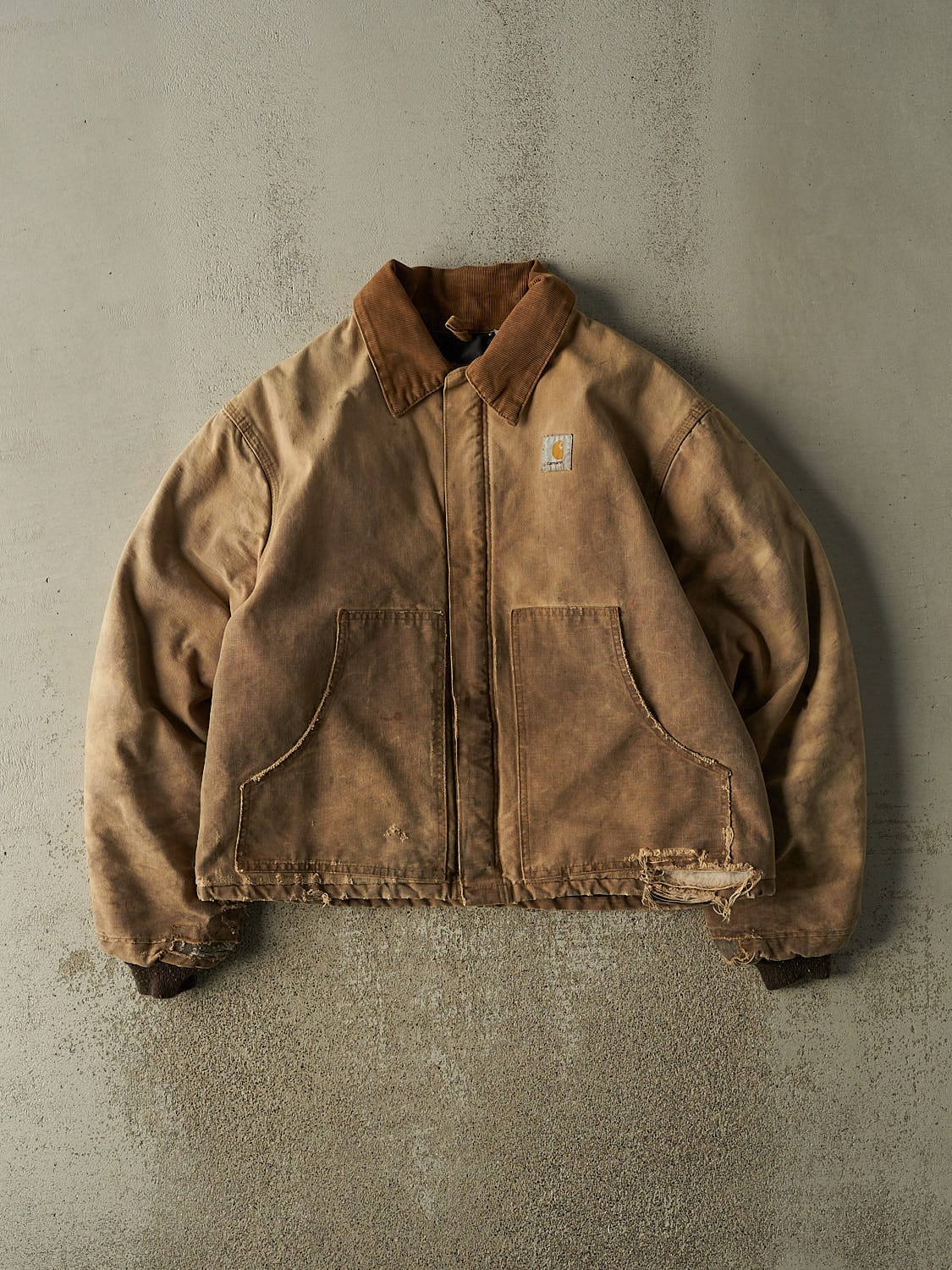 Vintage 90s Beige Carhartt Arctic Jacket (L/XL)
