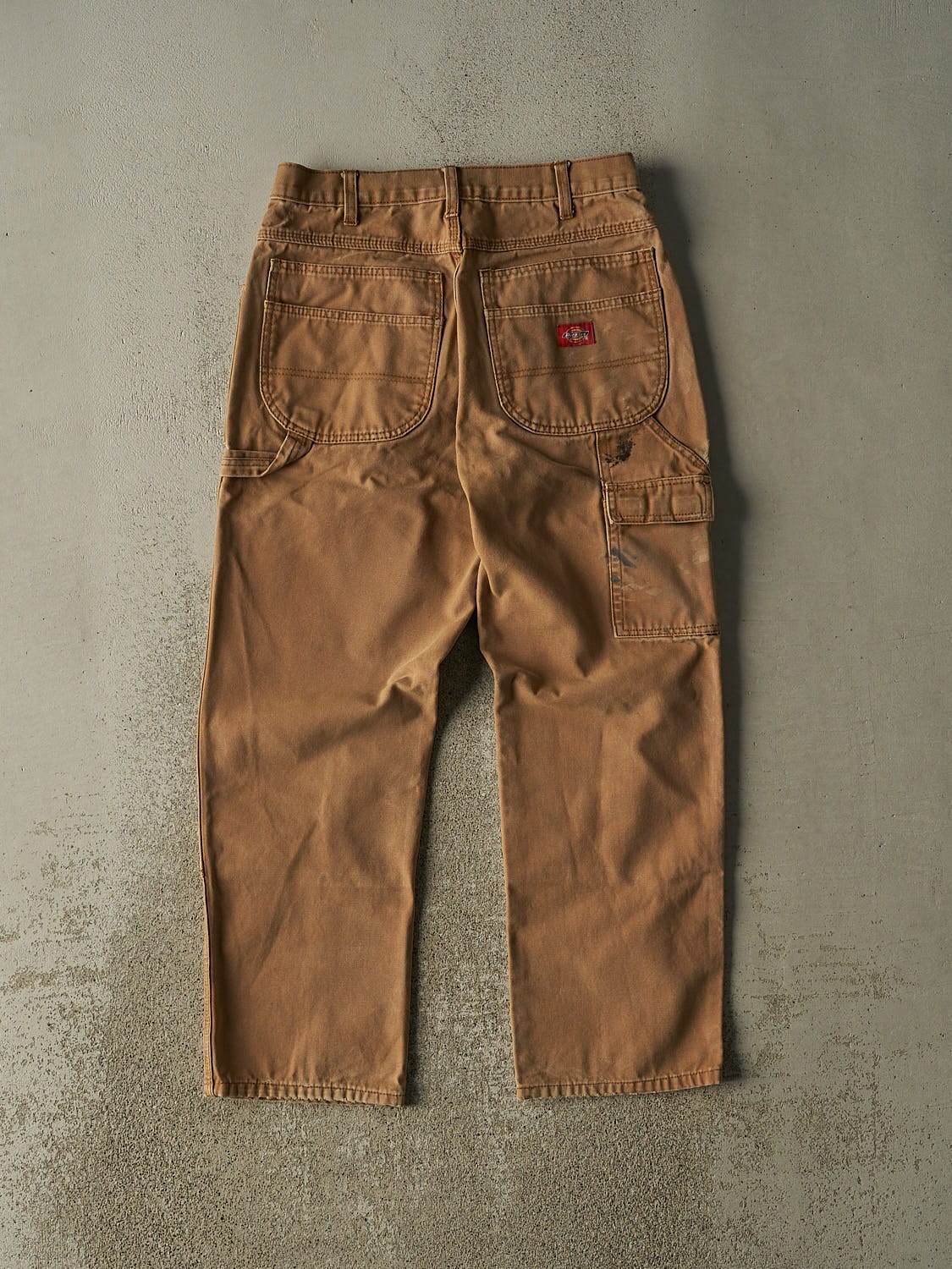 Vintage 90s Camel Dickies Double Knee Utility Work Pants (30x29)
