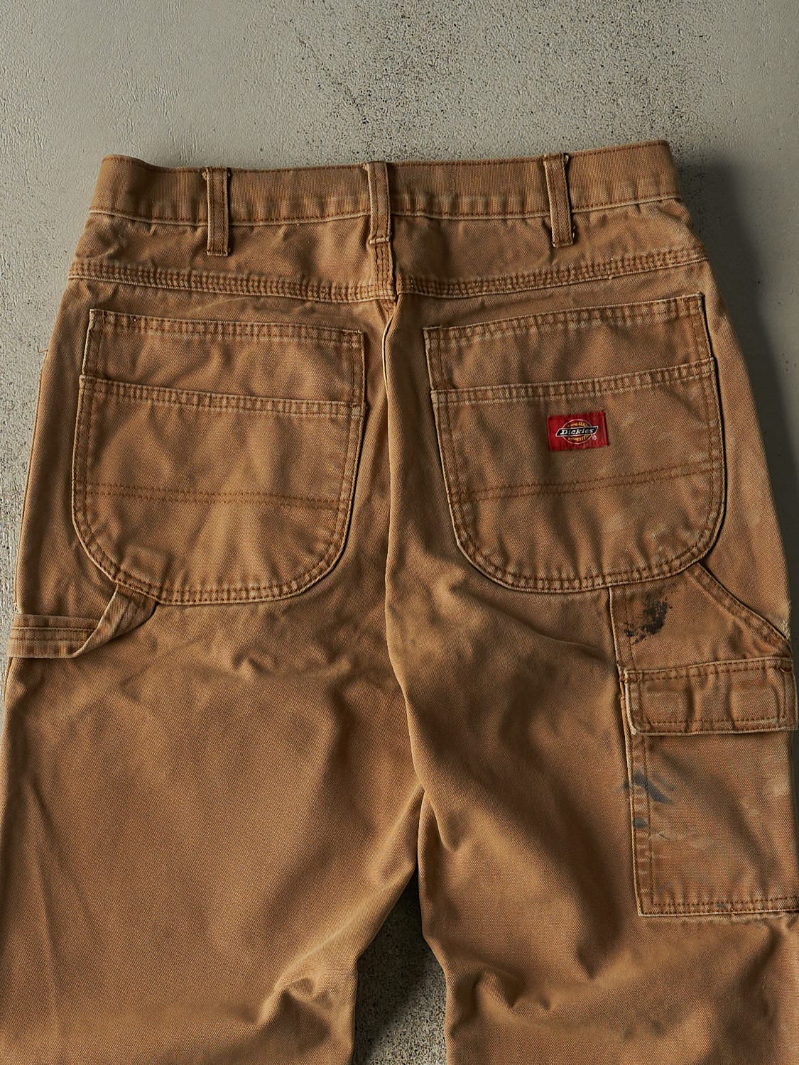 Vintage 90s Camel Dickies Double Knee Utility Work Pants (30x29)